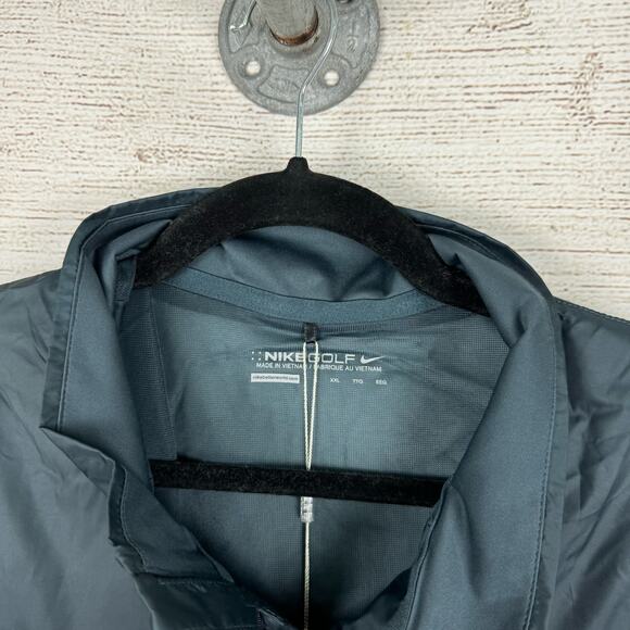 Nike Golf Men's Gray The Golden Nugget Lake Charles Quarter Zip Jacket Size XXL - Picture 2 of 10